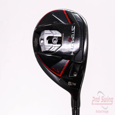 TaylorMade Stealth 2 Plus Fairway Wood 5 Wood 5W 18° Mitsubishi Kai'li Red 65 Graphite Regular Right Handed 42.0in