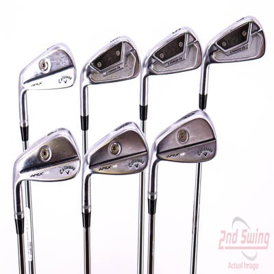 Callaway Apex MB 21 Iron Set 4-PW Project X LZ 6.5 Steel X-Stiff Left Handed 38.5in