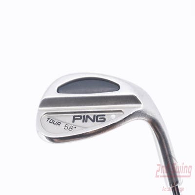 Ping Tour Wedge Lob LW 58° Stock Steel Shaft Steel Wedge Flex Right Handed Silver Dot 35.5in