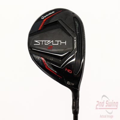 TaylorMade Stealth 2 HD Fairway Wood 5 Wood 5W 19° Fujikura Ventus Red TR 5 Graphite Senior Right Handed 42.0in