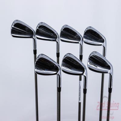 TaylorMade P-790 Iron Set 5-PW AW Aerotech SteelFiber i70cw Graphite Regular Right Handed 38.0in