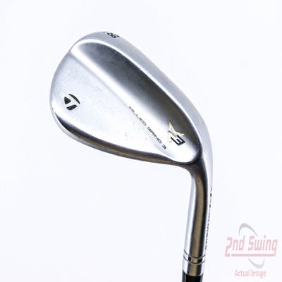 TaylorMade Milled Grind 3 Raw Chrome Wedge Lob LW 58° 11 Deg Bounce Project X 6.0 Steel Stiff Right Handed 35.0in