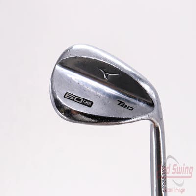 Mizuno T20 Satin Chrome Wedge Lob LW 60° 6 Deg Bounce Dynamic Gold Tour Issue S400 Steel Stiff Right Handed 35.75in