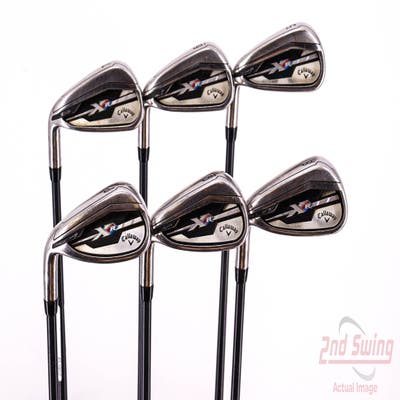 Callaway XR Iron Set 5-PW Project X 4.5 Graphite Graphite Senior Left Handed 38.5in