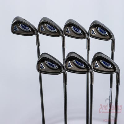 Ping G5 Iron Set 4-PW Ping TFC 100I Graphite Soft Regular Right Handed Orange Dot 37.25in
