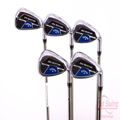 Callaway Big Bertha B21 Iron Set 7-PW AW UST Mamiya Recoil ESX 460 F2 Graphite Senior Right Handed 37.25in