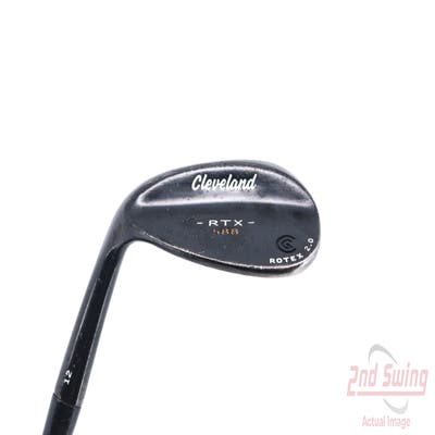 Cleveland 588 RTX 2.0 Black Satin Wedge Sand SW 56° 12 Deg Bounce True Temper Dynamic Gold Steel Wedge Flex Left Handed 35.75in