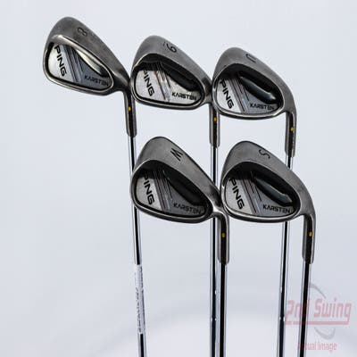 Ping 2014 Karsten Iron Set 8-PW GW SW Ping CFS Steel Stiff Right Handed Yellow Dot 37.25in