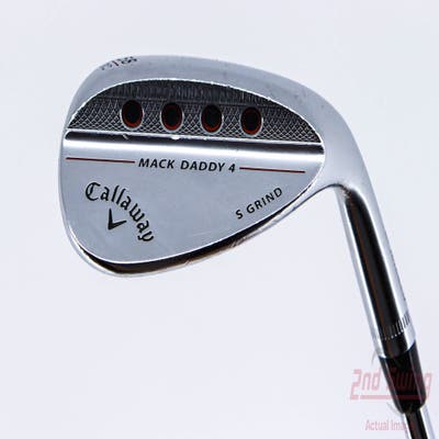 Callaway Mack Daddy 4 Chrome Wedge Lob LW 58° 10 Deg Bounce S Grind Dynamic Gold Tour Issue S200 Steel Stiff Right Handed 35.0in