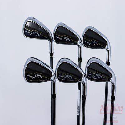 Callaway Paradym X Iron Set 6-PW AW UST Mamiya Recoil 75 Dart Graphite Senior Right Handed 38.0in