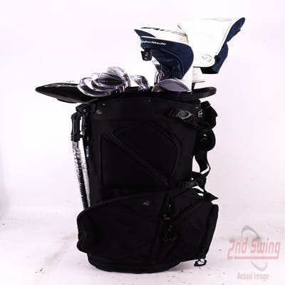 TaylorMade Qi Complete Golf Club Set Regular Right Handed with Datrek Carry Lite Stand Bag