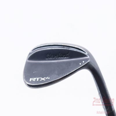 Cleveland RTX 4 Black Satin Wedge Sand SW 54° 10 Deg Bounce Mid Aerotech SteelFiber i110cw Graphite Regular Right Handed 35.0in