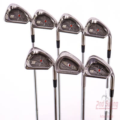 Ping ISI Iron Set 4-PW True Temper Dynamic Gold S300 Steel Stiff Right Handed Red dot 38.0in