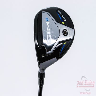 TaylorMade SIM2 Titanium Fairway Wood 3 Wood 3W 15° MCA Tensei AV Blue Raw 65 Graphite Regular Left Handed 43.5in