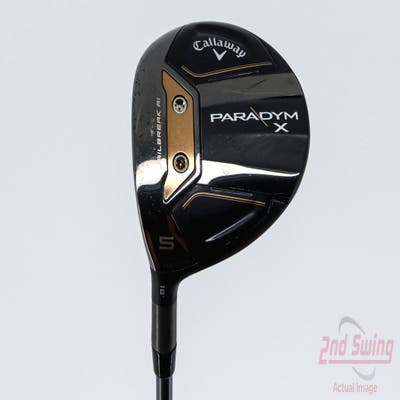 Callaway Paradym X Fairway Wood 5 Wood 5W 18° PX HZRDUS Silver Gen4 60 Graphite Regular Left Handed 42.0in