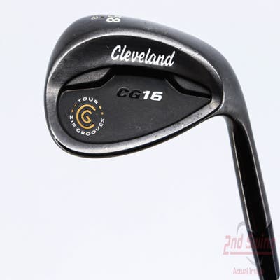 Cleveland CG16 Black Zip Groove Wedge Lob LW 58° 8 Deg Bounce Cleveland Traction Wedge Steel Wedge Flex Right Handed 35.75in