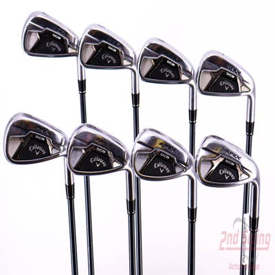 Callaway Apex DCB 21 Iron Set 4-PW AW UST Mamiya Recoil 75 Dart Graphite Regular Right Handed 38.0in