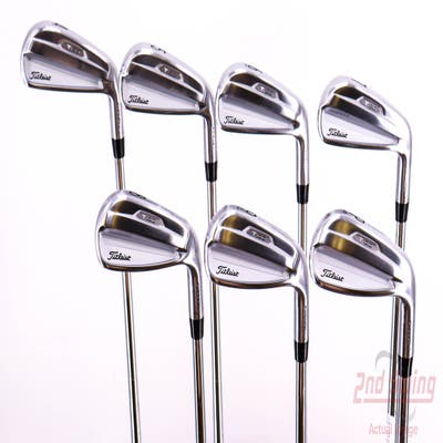 Mint Titleist 2021 T100 Iron Set 4-PW FST KBS Tour FLT Steel Regular Right Handed 37.75in