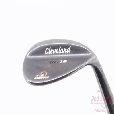 Cleveland CG15 Black Pearl Wedge Lob LW 58° 12 Deg Bounce Cleveland Traction Wedge Steel Wedge Flex Right Handed 35.5in