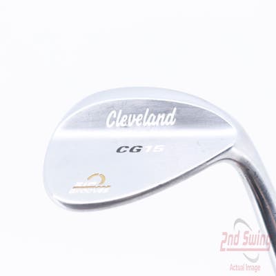 Cleveland CG15 Satin Chrome Wedge Lob LW 58° 12 Deg Bounce Cleveland Traction Wedge Steel Wedge Flex Right Handed 35.5in