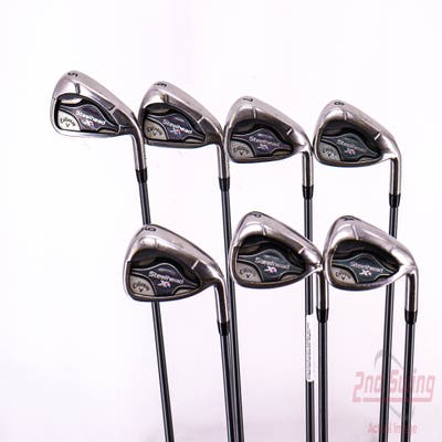 Callaway Steelhead XR Iron Set 5-PW AW Matrix Ozik Program F15 Graphite Regular Right Handed 38.5in