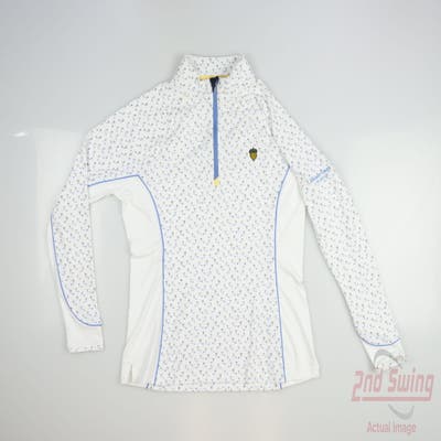 New W/ Logo Womens Peter Millar Long Sleeve X-Small XS Multi MSRP $99