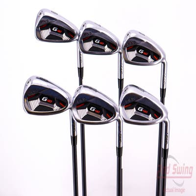 Ping G410 Iron Set 6-PW GW ALTA CB Red Graphite Senior Right Handed Blue Dot 37.75in