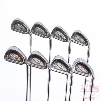 Ping Eye 2 + Iron Set 3-PW Ping KT-M Steel Regular Right Handed Orange Dot 38.0in