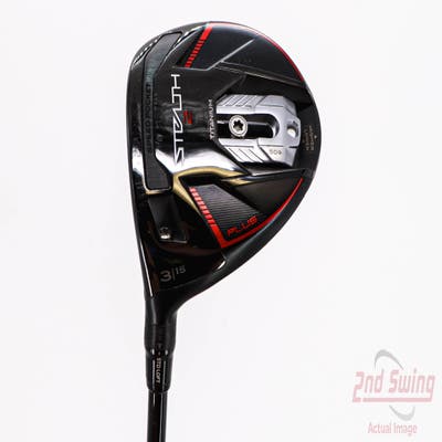 TaylorMade Stealth 2 Plus Fairway Wood 3 Wood 3W 15° PX HZRDUS Smoke Red RDX 60 Graphite Stiff Left Handed 43.5in