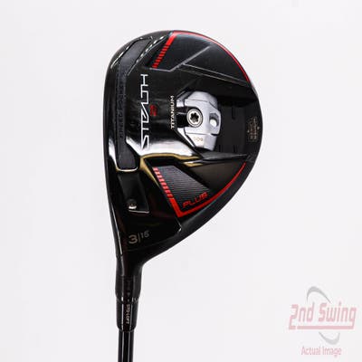 TaylorMade Stealth 2 Plus Fairway Wood 3 Wood 3W 15° PX HZRDUS Smoke Red RDX 65 Graphite Regular Left Handed 42.5in