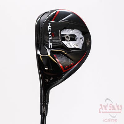 TaylorMade Stealth 2 Plus Fairway Wood 3 Wood 3W 15° PX HZRDUS Smoke Red RDX 60 Graphite Stiff Left Handed 43.75in