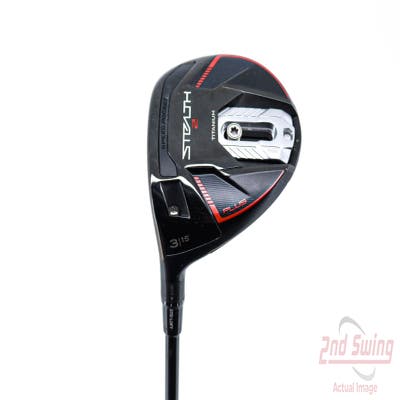 TaylorMade Stealth 2 Plus Fairway Wood 3 Wood 3W 15° PX HZRDUS Smoke Red RDX 65 Graphite Regular Left Handed 43.5in