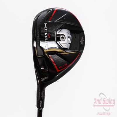 TaylorMade Stealth 2 Plus Fairway Wood 3 Wood 3W 15° MRC Kuro Kage Silver TiNi 70 Graphite Stiff Left Handed 43.0in