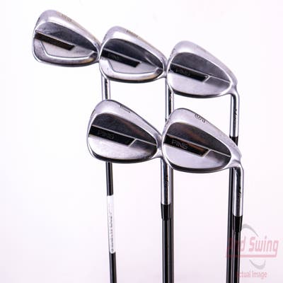 Ping G700 Iron Set 8-PW GW SW Ping TFC 80i Graphite Senior Right Handed Black Dot 36.0in