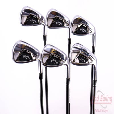 Callaway Apex DCB 21 Iron Set 6-PW AW Fujikura Vista Pro 70 Graphite Stiff Right Handed 36.5in