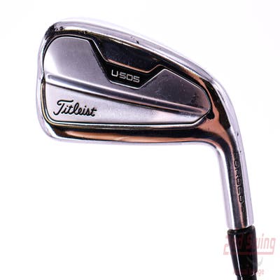 Titleist U-505 Hybrid 4 Hybrid PX HZRDUS Smoke Black RDX 80 Graphite Stiff Right Handed 38.5in