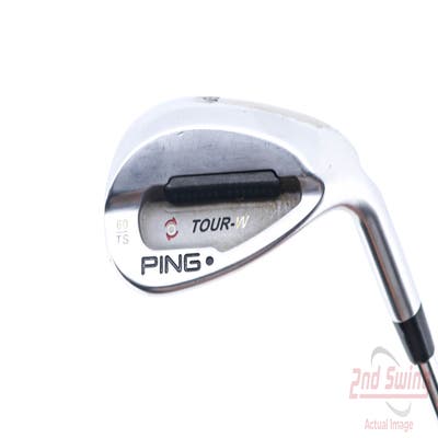 Ping Tour-W Brushed Silver Wedge Lob LW 60° Thin Sole W Grind Ping AWT Steel Stiff Right Handed Black Dot 35.0in