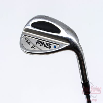 Ping Tour Wedge Lob LW 58° Stock Steel Shaft Steel Wedge Flex Right Handed Blue Dot 35.5in