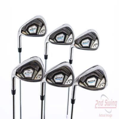 Callaway Rogue Iron Set 5-PW True Temper XP 95 Stepless Steel Stiff Left Handed 38.0in