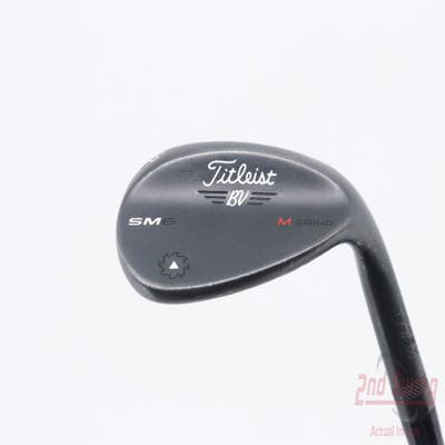 Titleist Vokey SM6 Jet Black Wedge Sand SW 56° 8 Deg Bounce M Grind SM6 BV Steel Wedge Flex Right Handed 36.5in