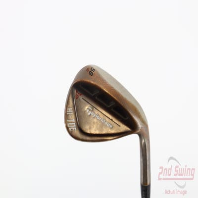 TaylorMade HI-TOE RAW Wedge Lob LW 58° 10 Deg Bounce Dynamic Gold TI Onyx S400 Steel Stiff Right Handed 35.0in