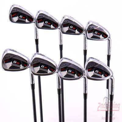 Ping G410 Iron Set 4-PW AW ALTA CB Red Graphite Senior Right Handed Black Dot 38.5in