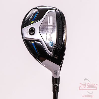 TaylorMade SIM2 Titanium Fairway Wood 5 Wood 5W 19° MCA Tensei AV Blue Raw 65 Graphite Stiff Right Handed 42.25in