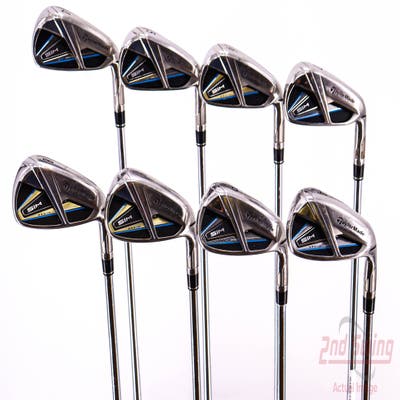 TaylorMade SIM MAX Iron Set 4-PW AW FST KBS MAX 85 Steel Stiff Right Handed 38.5in