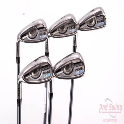 Ping 2016 G Iron Set 6-PW CFS 65 Graphite Graphite Senior Left Handed Black Dot 37.5in