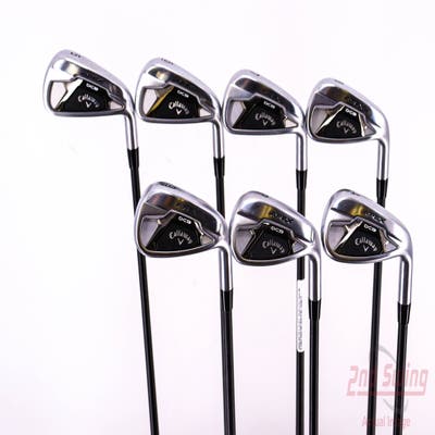 Callaway Apex DCB 21 Iron Set 5-PW GW LA Golf A Series Mid 85 Graphite Regular Right Handed 39.25in