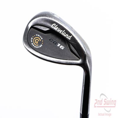 Cleveland CG16 Black Zip Groove Wedge Lob LW 60° 12 Deg Bounce Cleveland Traction Wedge Steel Wedge Flex Right Handed 35.5in