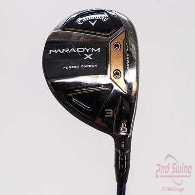 Callaway Paradym X Fairway Wood 3 Wood 3W 15° Fujikura Ventus TR Blue VC 5 Graphite Regular Right Handed 44.25in