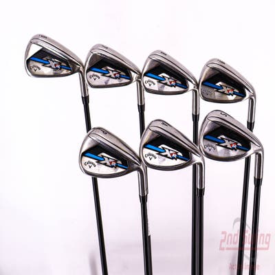 Callaway XR OS Iron Set 6-PW GW SW Mitsubishi Fubuki AT Graphite Senior Right Handed 38.0in