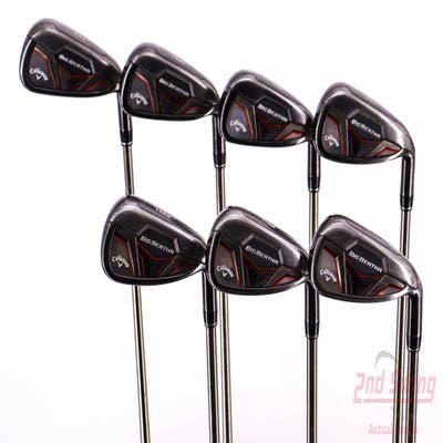 Callaway 2019 Big Bertha Iron Set 5-PW AW UST Mamiya Recoil ESX 460 F2 Graphite Senior Right Handed 38.5in